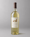A bottle of 2022 Sauvignon Blanc Napa Valley on a grey background.