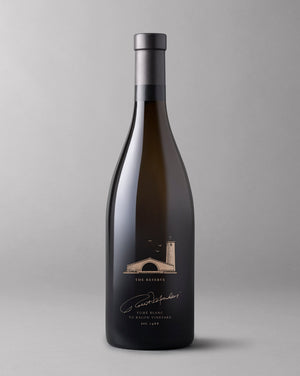 A bottle of 2022 Reserve Fume Blanc