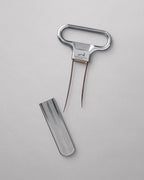 Our Two Prong Wine Opener made of stainless steel, simplifies the wine opening process