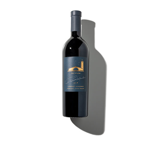 Wine bottle of 2018 The Estate Cabernet Sauvignon Oakville.