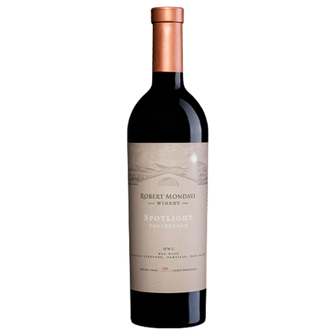 A bottle of 2017 To Kalon Vineyard HWC Red Wine Oakville Napa Valley on a white background.